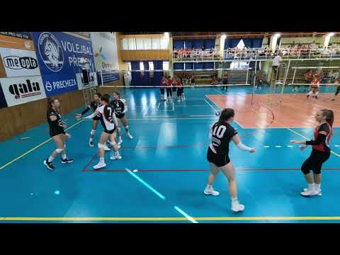 VK ČB U20. vs. TJ Ostrava A - turnaj Přerov, čtvrtfinálová skupina, 3. zápas