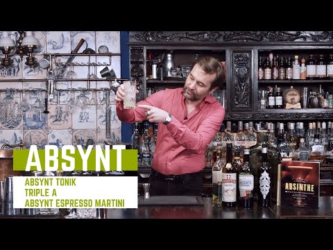 Drinki z absyntem | Jak zrobić: Absynt Tonik, Triple A, Absynt Espresso Martini