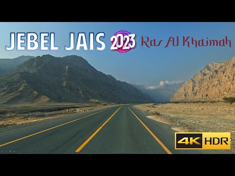 Ras Al-Khaimah 🇦🇪 Jebel Jais Driving Tour [4K HDR] - Highest Mountain Near Dubai (Jabal Jays 2023)