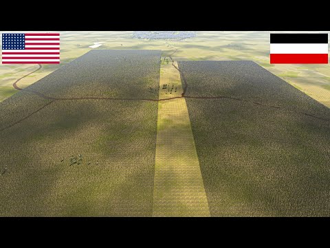 AMERICAN ASSAULT SOLDIERS vs GERMAN SOLDIERS - Ultimate Epic Battle Simulator 2 UEBS 2