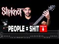 【SLIPKNOT】[ People = Shit  ] cover by Masuka | LESSON | GUITAR TAB