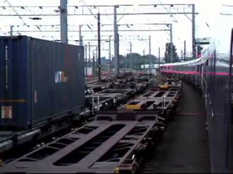 Caledonian Sleeper Train Diversion, 16 coaches on the North London Line 2013.