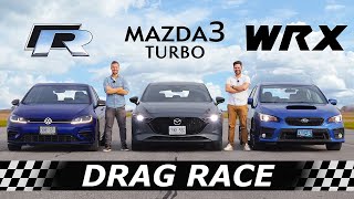 [情報] Mazda 3 Turbo vs Golf R vs WRX