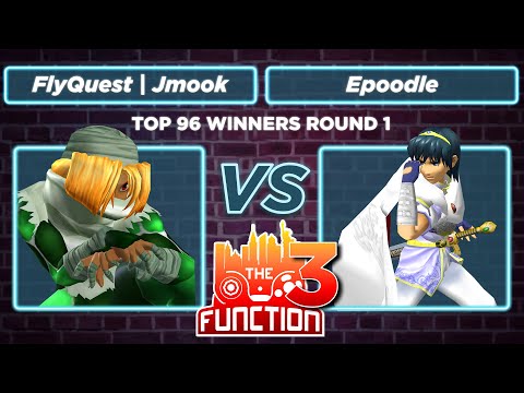 The Function 3 : FlyQuest | Jmook vs Epoodle - Top 96 WR1 SSBM