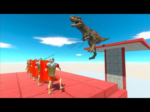 JUMP ATTACK ON ROMANUS - Animal Revolt Battle Simulator