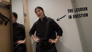 what does a lesbian wear to a wedding (shopping vlog)