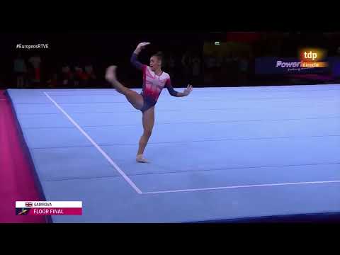 Jennifer Gadirova (GBR) FX EF 2022 European Championships Finals 13.466