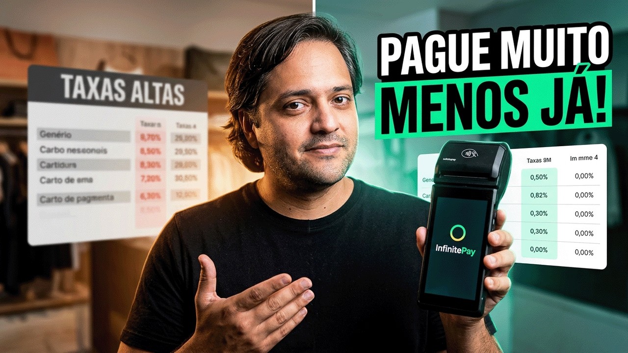 Venda em 12x pagando MUITO MENOS! (InfinitePay MUDOU TUDO)