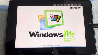 iPadでWindows Meを起動して適当に触るだけの動画