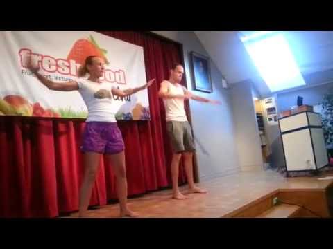 Fresh Food Festival 2015- Petr Cech & Alexandra Cechova Push Up Display