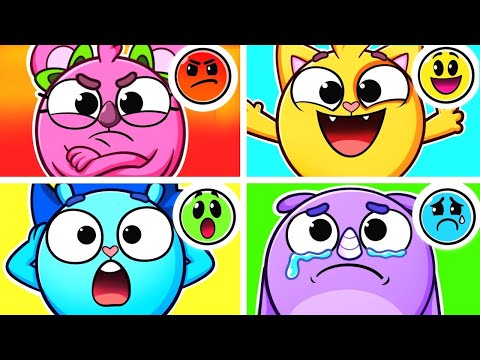 Canção Sentimentos e Emoções  | Músicas Infantis Divertidas 😻🐨🐰🦁 Por Baby Zoo Português