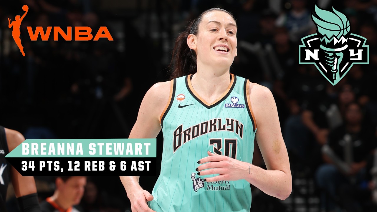 STEWIE DOMINATES 🔥 Breanna Stewart leads Liberty to Game 1 win over Lynx 😤 | WNBA on ESPN