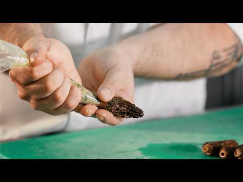 Stuffed Morel Mushrooms Recipe of Michelin-star chef Fabrice Rosso | Restaurant IDAM