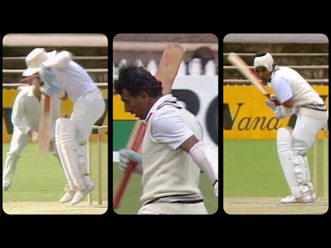 GUTSY Gavaskar retires hurt before belting unbeaten 166 | From the Vault