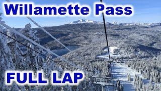 Willamette Pass - FULL LAP in REAL TIME FPV - Raw Audio - SUMMIT CHAIR - UPPER ROSARY - PERSEVERENCE