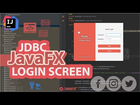 JavaFX Tutorial | Login Screen with database connection (2021)