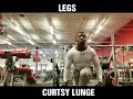 HOW TO GET GREAT LEGS, GLUTES: CURTSY LUNGE Damian Bailey Fitness #gluteworkout #quadsworkout