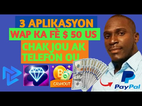 🚦3 APLIKASYON WAP KA FÈ $ 50 US CHAK JOU...Thanks for watching! Don’t forget to subscribe me...