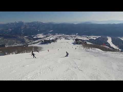 Video: 2023/2/12 白馬八方尾根スキー場、絶景！一番上から一番下まで3.5km。リーゼングラートからリーゼンスラロームを一気に滑ってみました。