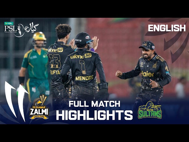 Full Match Highlights | Multan Sultans vs Peshawar Zalmi | English | Match 22 | HBL PSL 11 | MZB1K