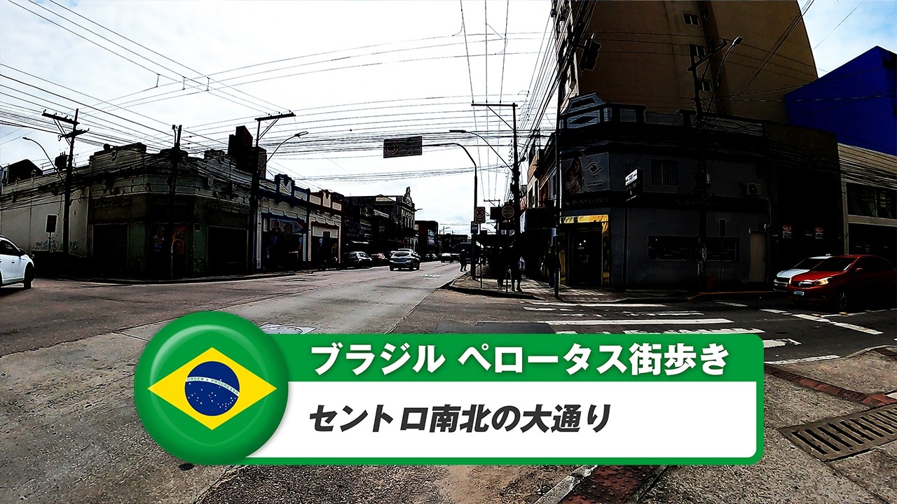 【ブラジル】ペロータス⑥セントロ南北の大通り