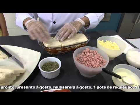 Receitas Bom Sabor - Misto Quente de Forno e Mousse de Iogurte