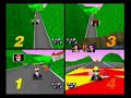 Mario Kart 64 Multiplayer VS 4 Players