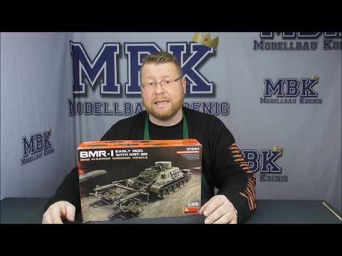Сборная модель БМР-1 ранних выпусков с КМТ-5М (Miniart 37034) 1:35