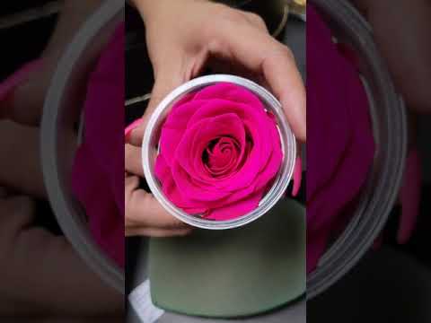Heart Box Flower Arrangement With Preserved Roses and Chocolates
