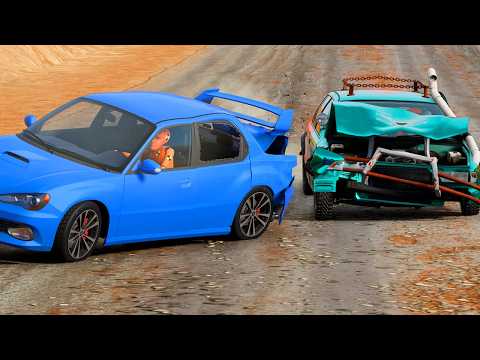 Realistic Car Crashes Road Rage 50 🔥Compilation end of Week  [BeamNG Drive Nation]