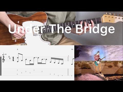 Red Hot Chili Peppers - Under The Bridge (guitar cover with tabs & chords)
