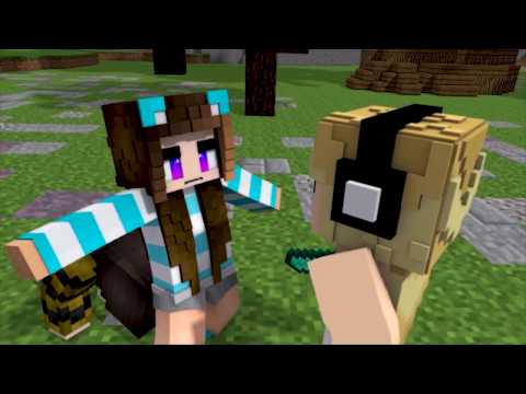 Minecraft Song ♫Die For You♫  1 HOUR / Hacker Saves Lilly Minecraft Song and Animation