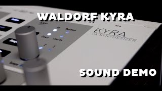 Video thumbnail for Waldorf Kyra VA Synthesizer - Sound Demo (No Talking) by Klangfarbe “Musikhaus Klangfarbe”