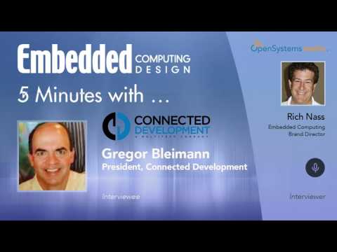 Five Minutes With?Gregor Bleimann, President, Connected Development