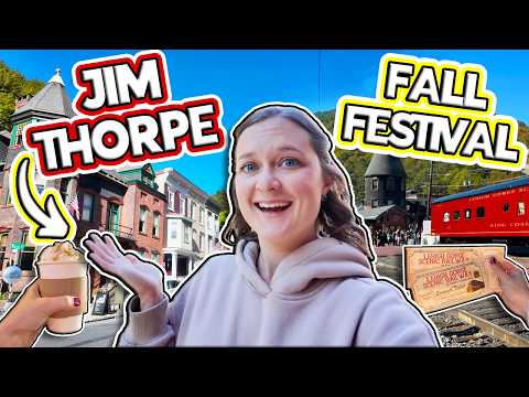Watch BEFORE Visiting Jim Thorpe, PA! Fall Foliage Festival Tips, Food, & Train Ride