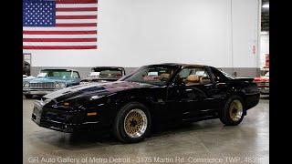 Video Thumbnail for 1989 Pontiac Firebird
