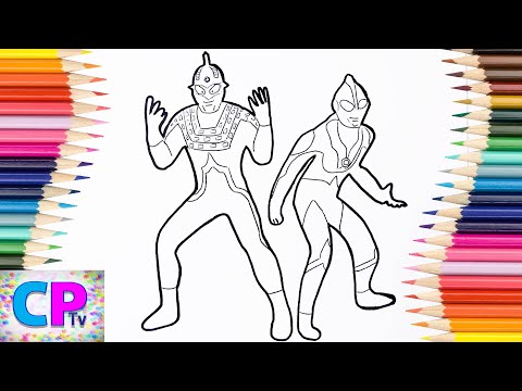 Beautiful Ultraman Coloring Pages For Cozy Nights