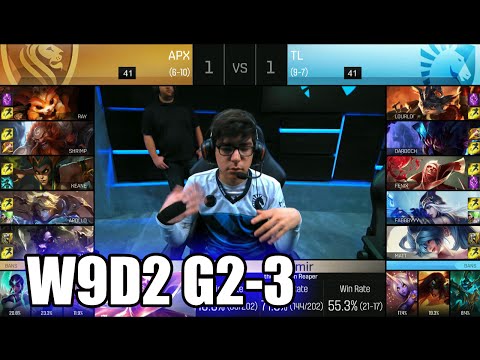 Apex Gaming vs Team Liquid | Game 3 S6 NA LCS Summer 2016 Week 9 Day 2 | APX vs TL G3 W9D2 1080p
