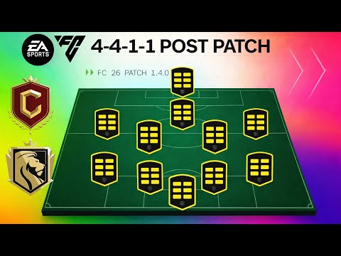 [PATCH 1.4.0] Stop Using Outdated Tactics! ⚙️ NEW 4-4-1-1 META BREAKER FORMATION in FC 26