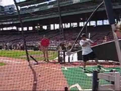 Batting Practice in Fenway