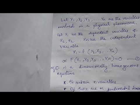 Dimensional Analysis-V6- Buckingham's Phi Theorem 1