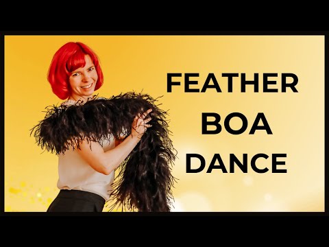 How to FEATHER BOA DANCE - funny & cheeky - Burlesque Dance Tutorial