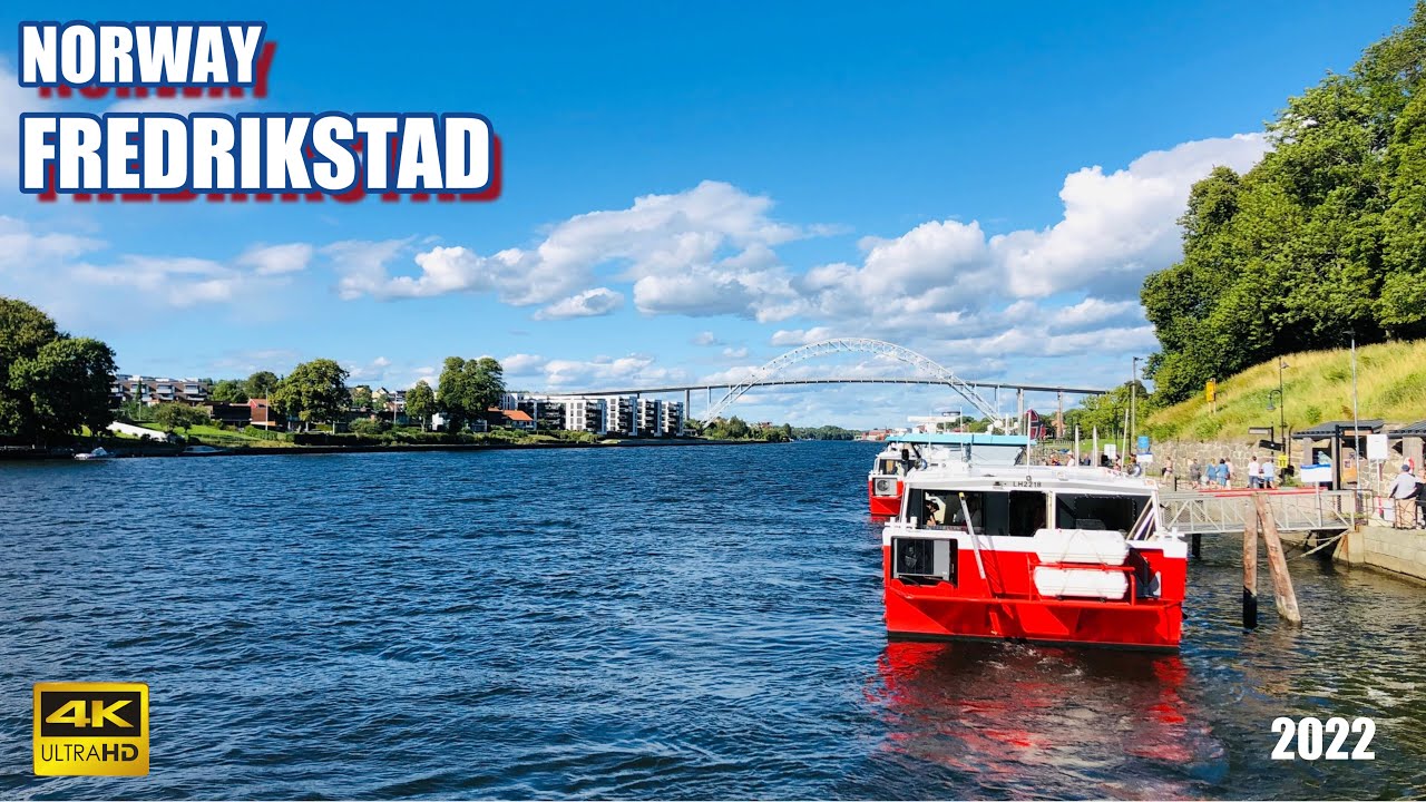 Immersive street-level walking tour through Fredrikstad Gamlebyen, Norway, showcasing authentic urban landscapes, local architecture, and the vibrant atmosphere of the city's neighborhoods