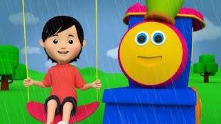 Bob The Train | Rain Rain Go Away | Nursery Rhymes For Kids | Bob The Train Cartoons