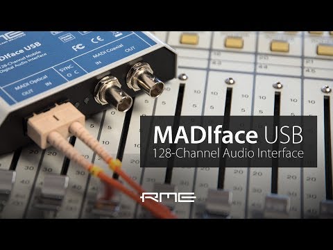 128-Channel RME MADIface USB Audio Interface Overview