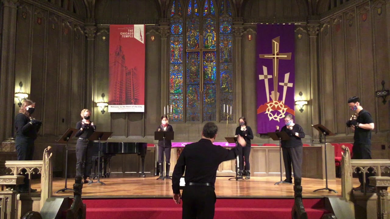 As the Deer, arranged for handbells by Patricia Sanders Cota, with Temple Bell Sextet