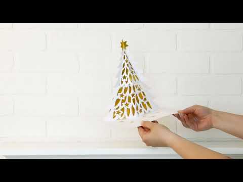Brilliant Tree Holiday Pop-Up Cards - Set of 8