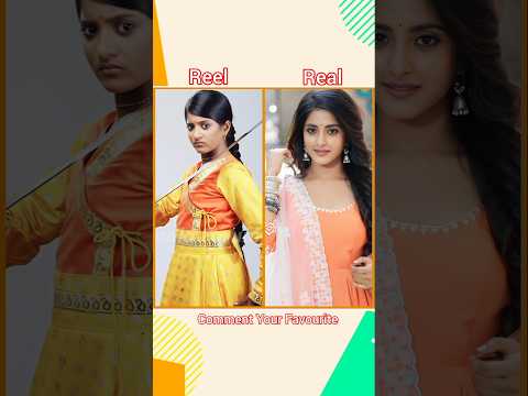 Jhansi Ki Rani Serial Cast Reel and Real #shorts #jhansikirani #shortsfeed