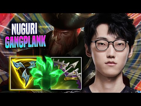 NUGURI PERFECT GAME WITH GANGPLANK! - DK Nuguri Plays Gangplank TOP vs Aatrox! | Season 2022