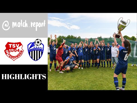 Bezirkspokalfinale Alb Frauen: TSV Ofterdingen - FC Römerstein | Highlights | Match.Report